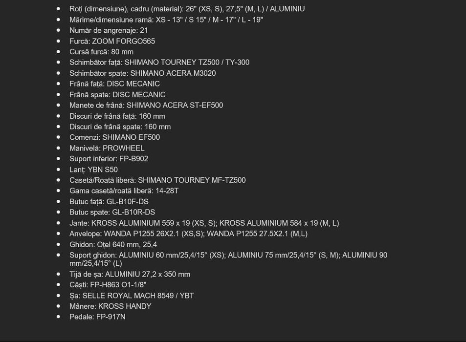 Bicicleta Kross Black Edition L2 negociabil