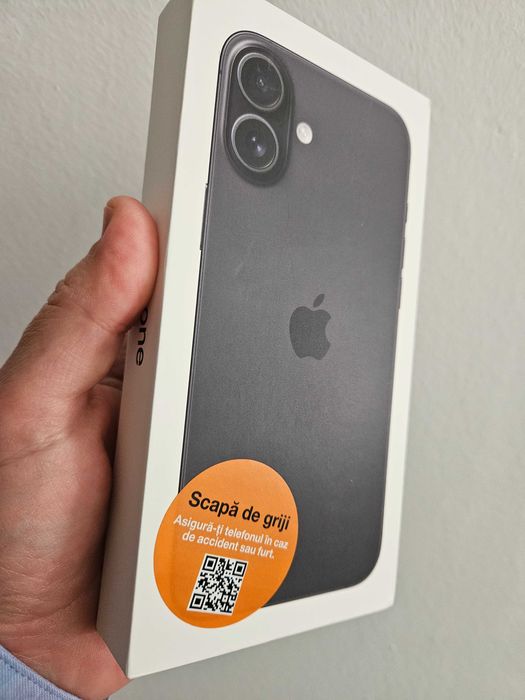 iPhone 16 plus, 128 gb, neverlock, sigilat la cutie.