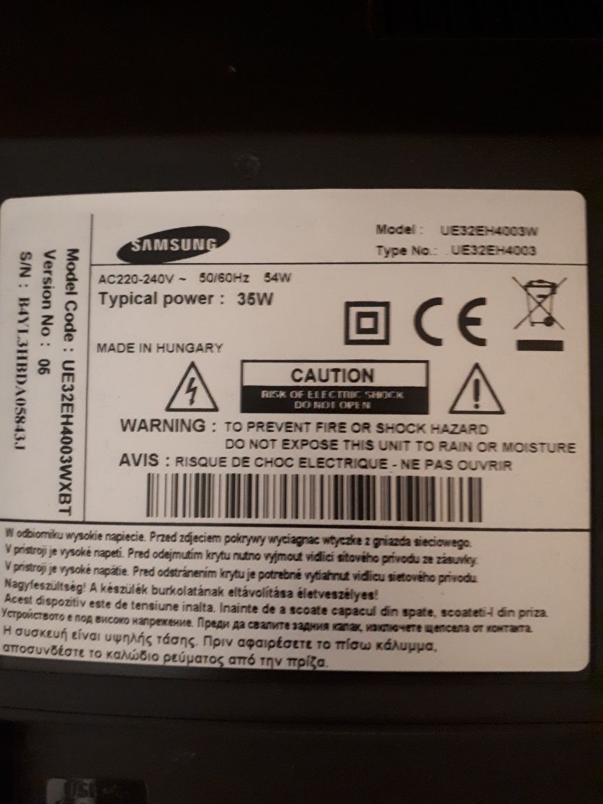 Samsung ue32eh4003w,,bn44-00664