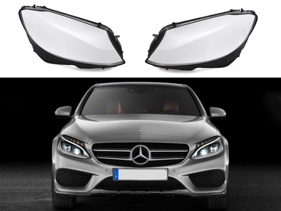 Sticla far Mercedes C-Class W205 2014 - 2019 Capac Geamuri.