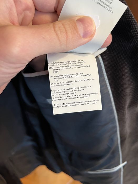 BOSS - Плюшено/Кадифено Мъжко Сако 46 размер