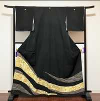 Тomesode 黒留袖 - Церемониално японско кимоно