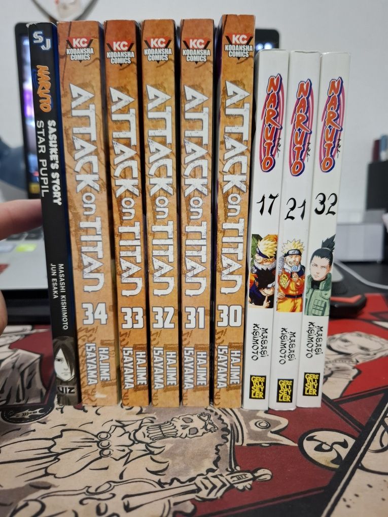 Manga / Манга на Attack on Titan и Naruto