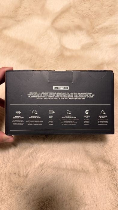 Boxă Portabilă Marshall Emberton II /Sigilată