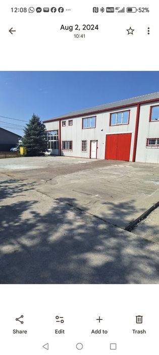 Hale vanzare de la 100 mp, la 250mp, zona Dedeman Auchan