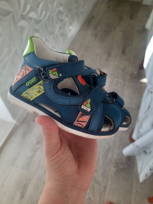 Сандали детские синии  21 размер