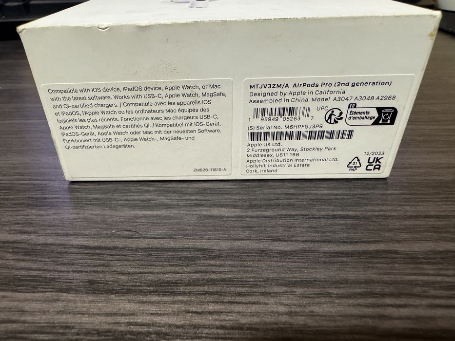AirPods Pro 2 USB-C noi, desigilate, neactivate