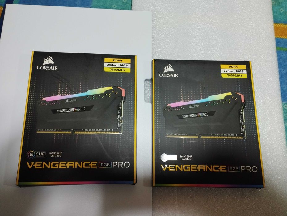 Оперативная память DDR4 Corsair Vengeance RGB Pro DDR4-3600 МГц  xmp
