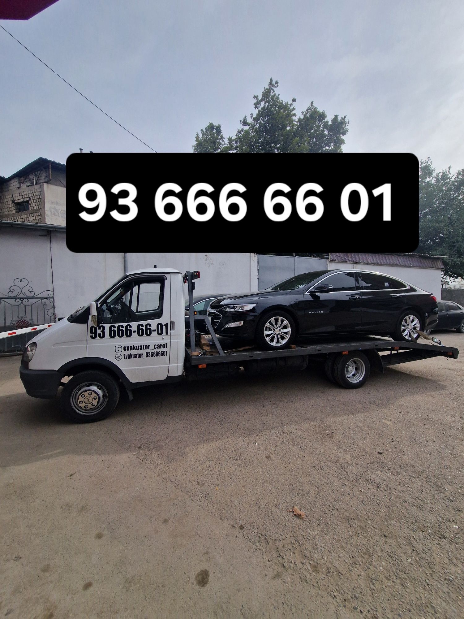 Evakuator xizmati 50.000 min boshlanadi