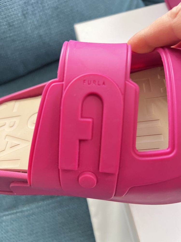 Furla Pool Slide Sandal T FUCSIA! 100%ориг.Кутия,етикети.36,39,40ти р.