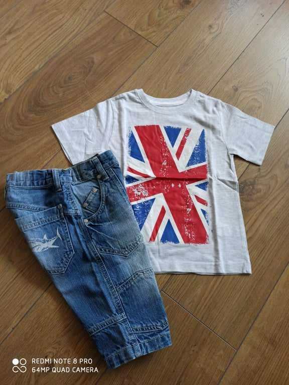 ZARA, H&M къси дънки и тениски за момче