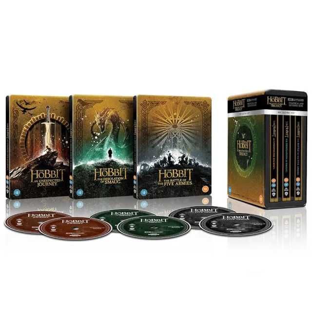 The Hobbit - Limited Edition 4K Ultra HD Steelbook - Трилогията Хобит