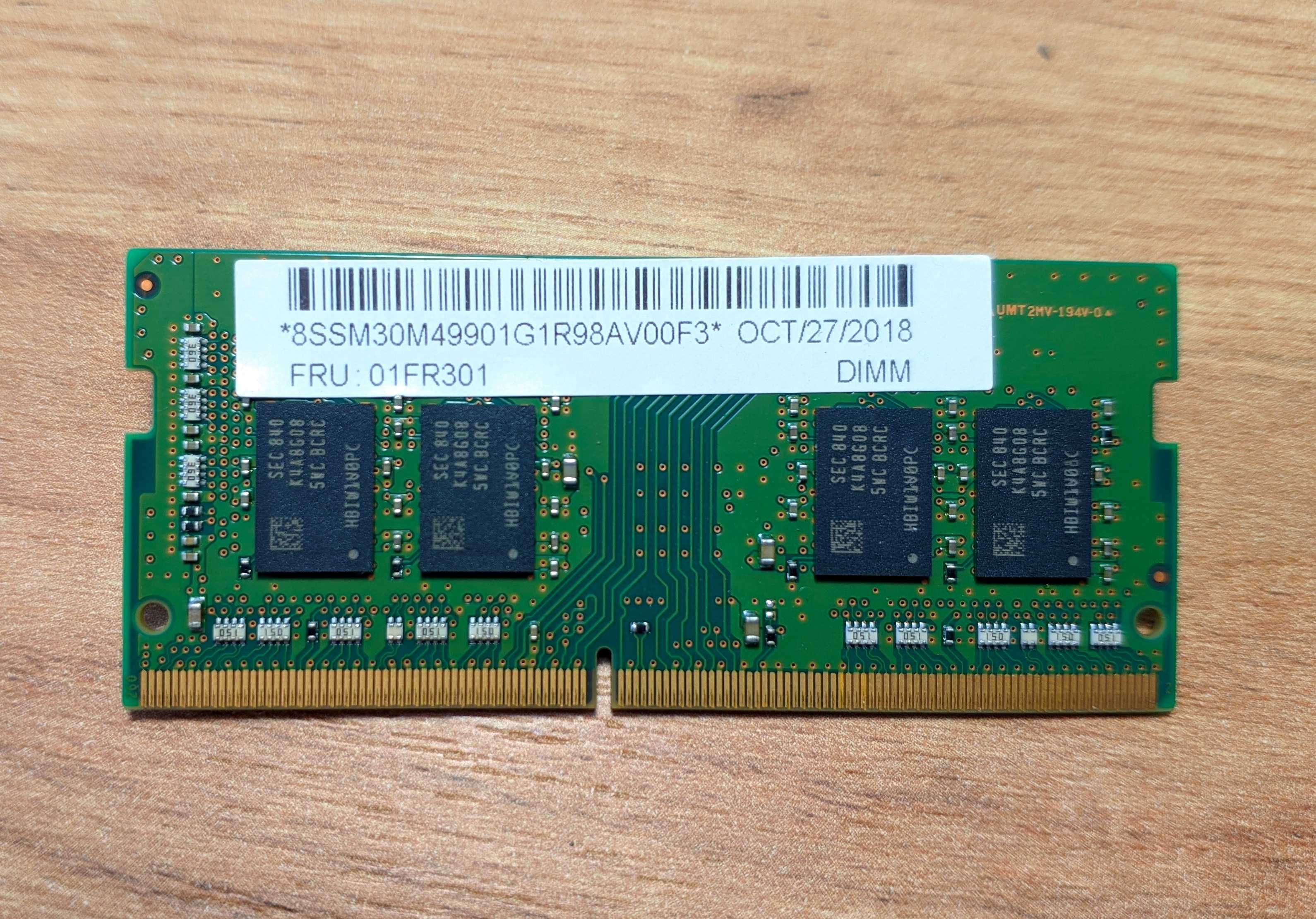 Оперативная память Samsung M471A1K43CB1-CRC 8GB 1Rx8 PC4-2400T -SA1-11