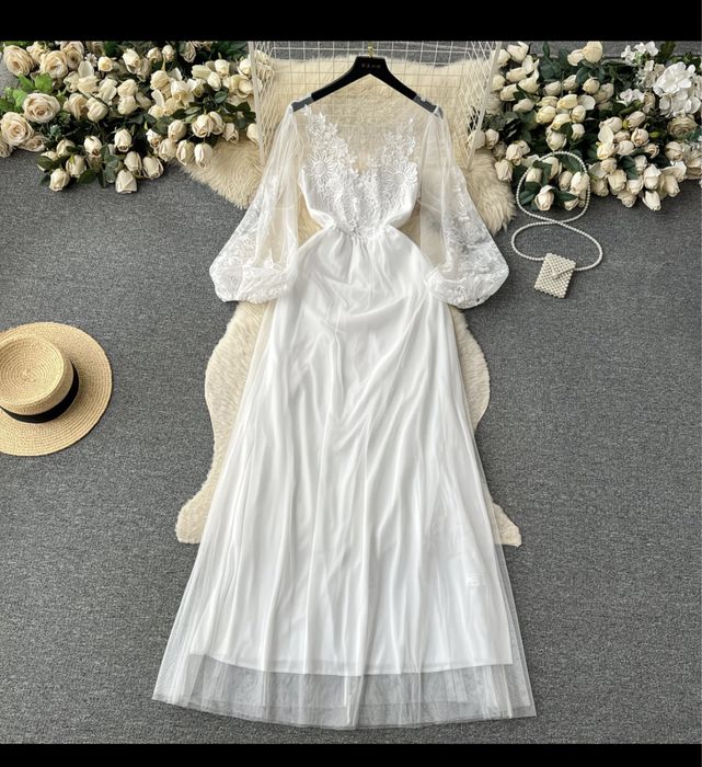 Свадебное платье, платье белое