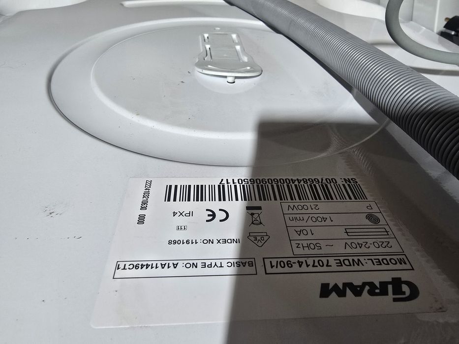 Инвенторна пералня Gram  8 кг