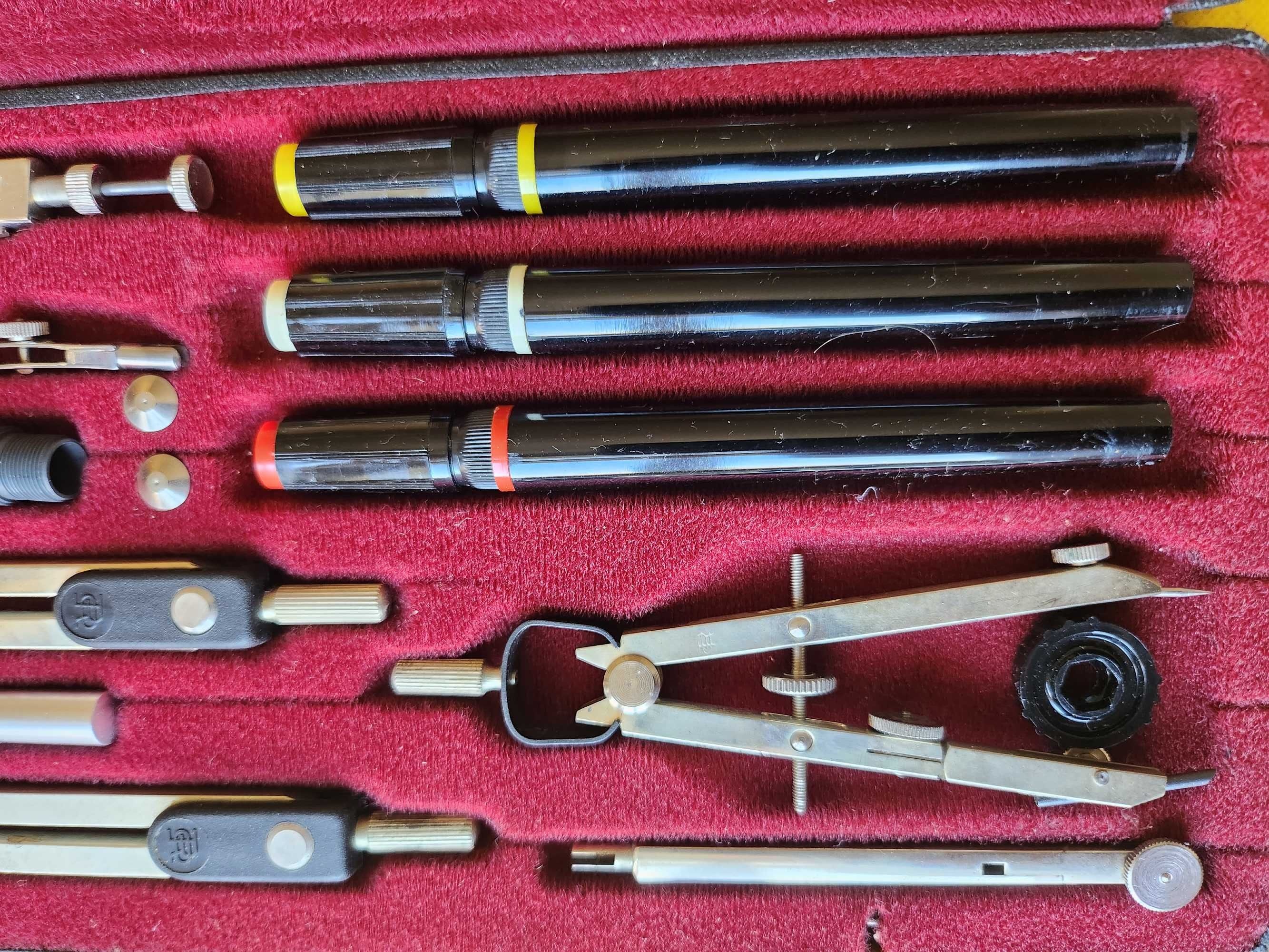пергели Richter K7A, рапидографи Rotring Varioscript, к-т 4 пера, писа