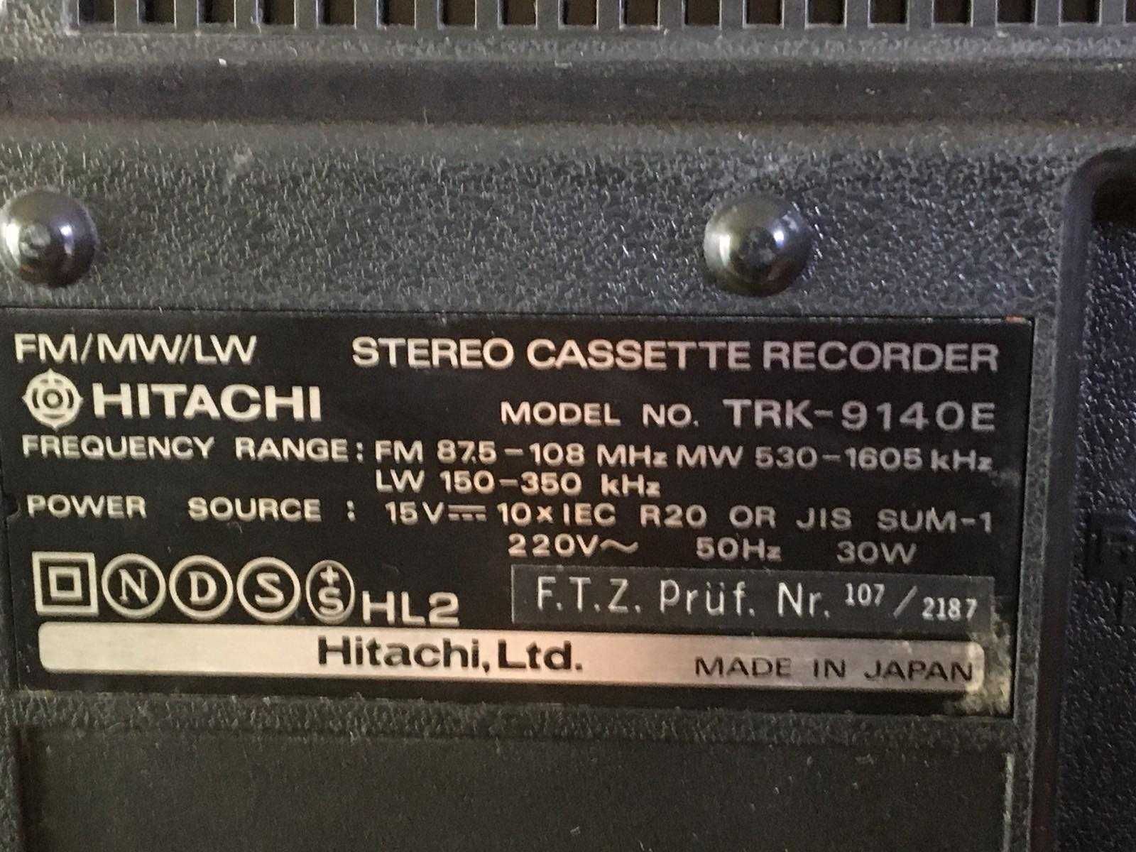 Радиокасетофон Hitachi TRK 9140E