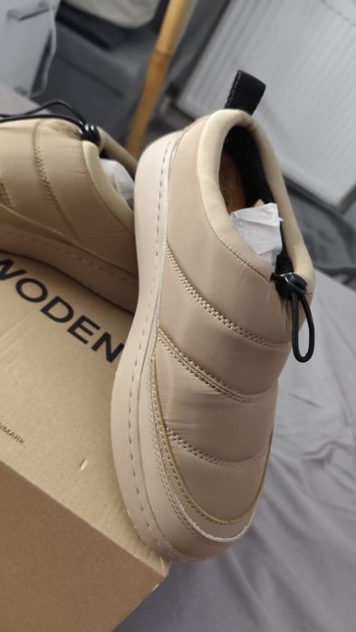 Woden Sneakers silver mink