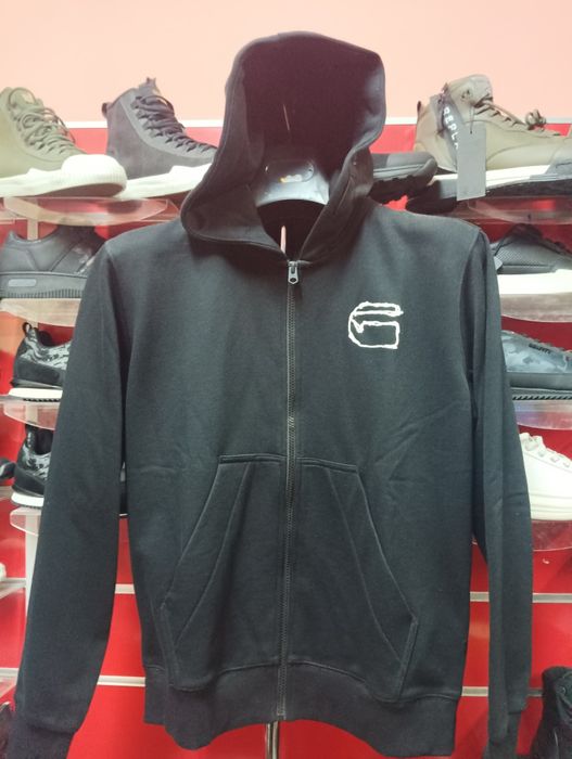 Оригинално горнище G-Star Raw Monthon S M суичър мъжки джи стар черен