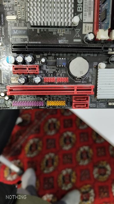 Материнская плата Biostar G41 + Core Quad Q9500