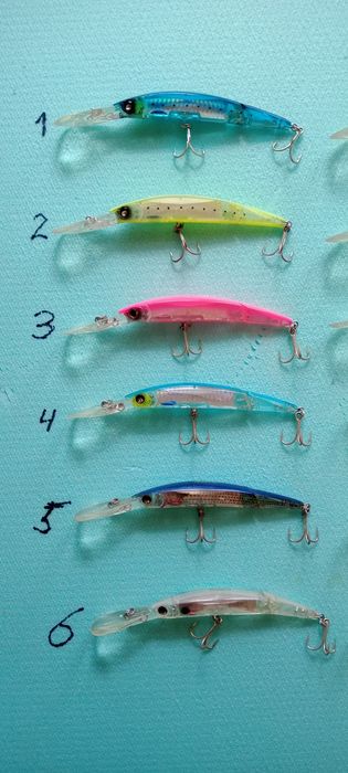 Воблери Yo Zuri Crystal 3D Minnow  Двуделни