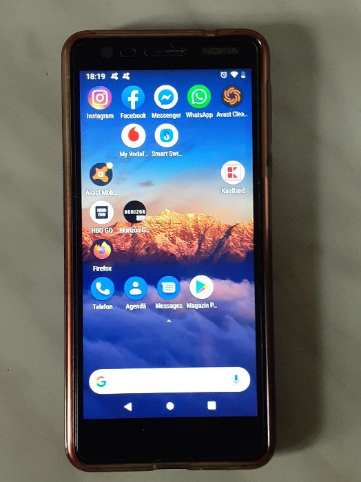 Telefon Nokia 3.1.- Dual SIM; Memorie interna- 16 GB, Memorie RAM- 2 G