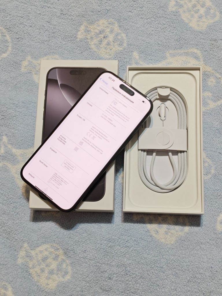 iPhone 16 Pro Max 256 gb akb 100 EAC