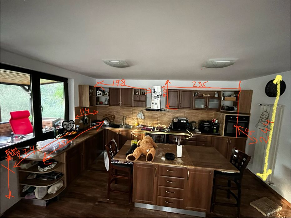 Mobila bucatarie mdf infoliat