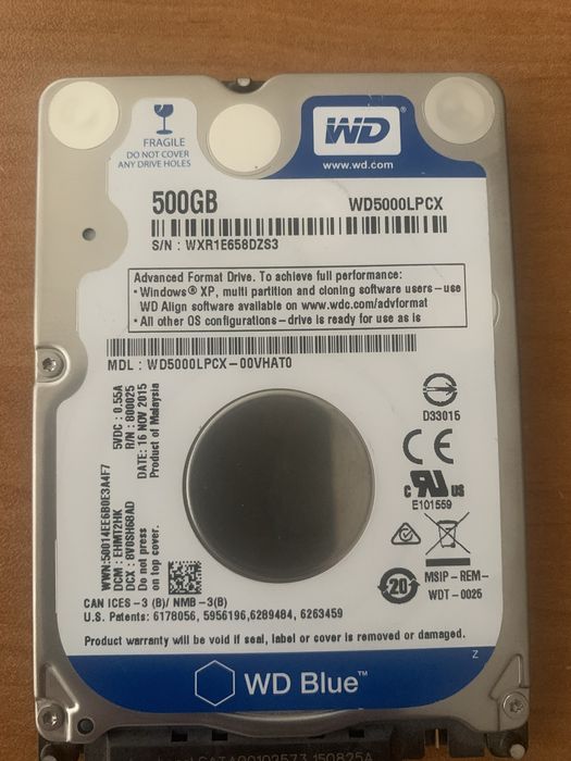 Жесткий диск 500gb