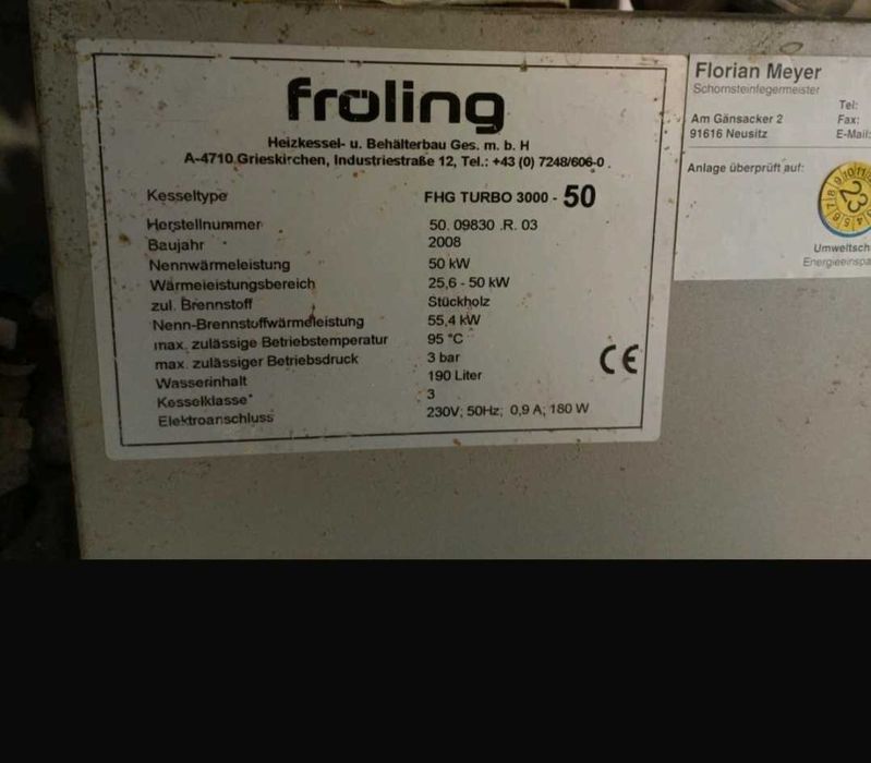 Centrala pe lemne cu gazificare Froling