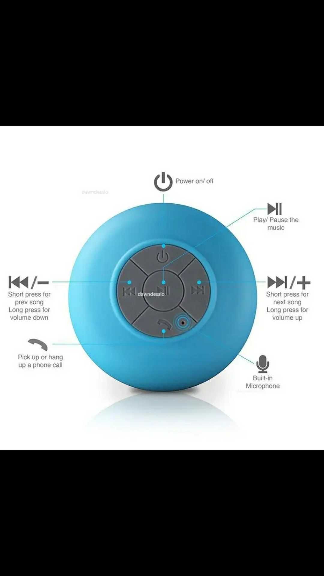 Bluetooth водоустойчива тонколонка