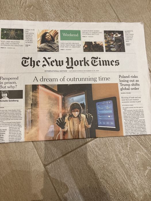 Вестник The New York Times 15 November 2025
