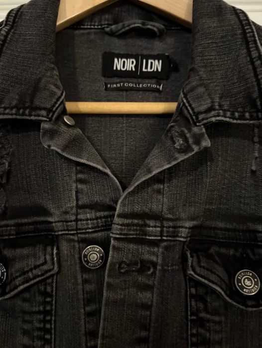Оригинално Дамско Дънкено Яке Denim Noir Lon S
