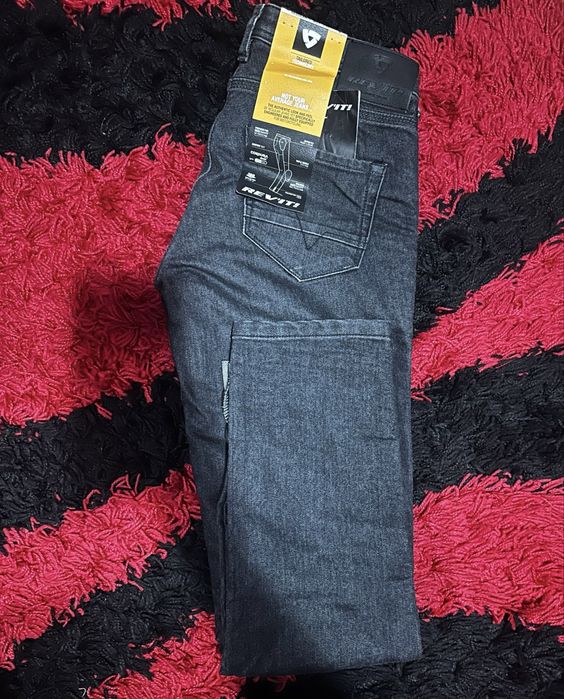 Blugi dama cu protectii genunchi pentru moto