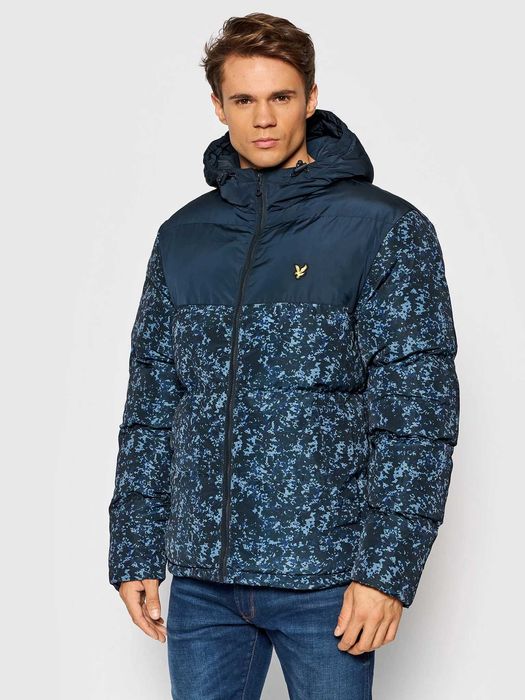 Lyle & Scott Earth Print Wadded Jacket ОРИГИНАЛ мъжко зимно яке XL