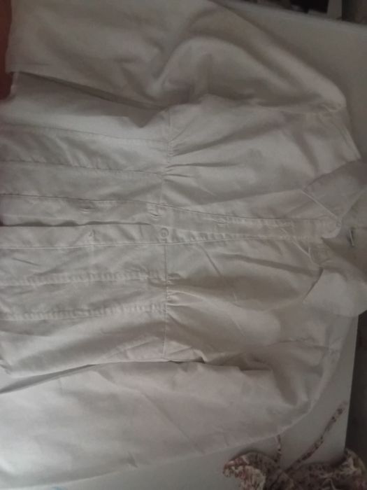 Белая рубашка корсет