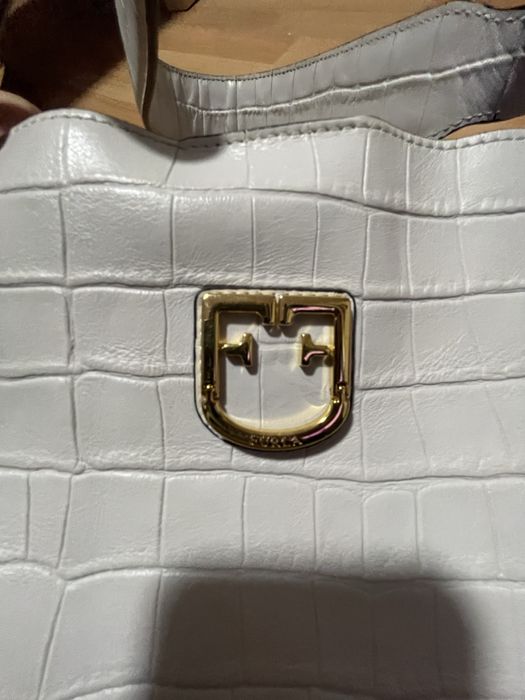 Geanta Furla belvedere croco hobo