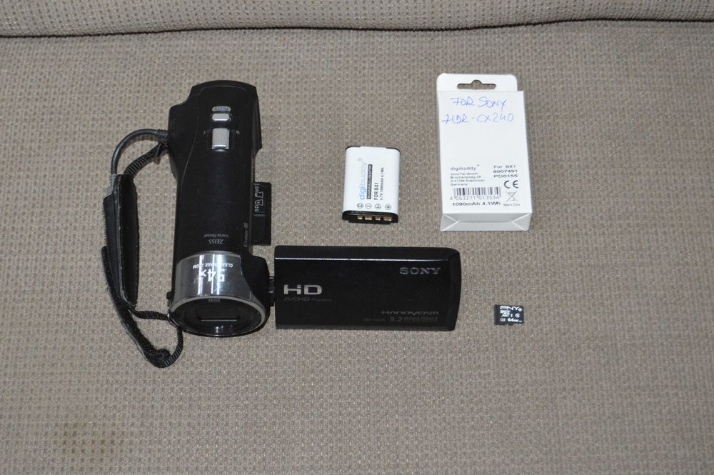 Camera video Sony Handycam HDR-CX240E 54x zoom