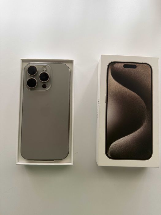 iPhone 15 Pro White Titanium 256GB, 87% baterie