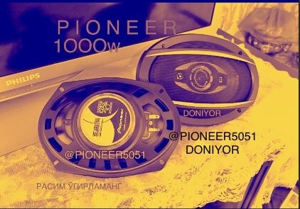 Pioneer kalonka 2ta 1O00w yang dizaynda bez usilitel cheti rezinka new