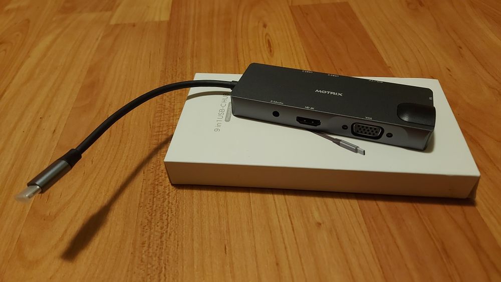 Adaptor Hub USB Motrix Type-C MacOS
