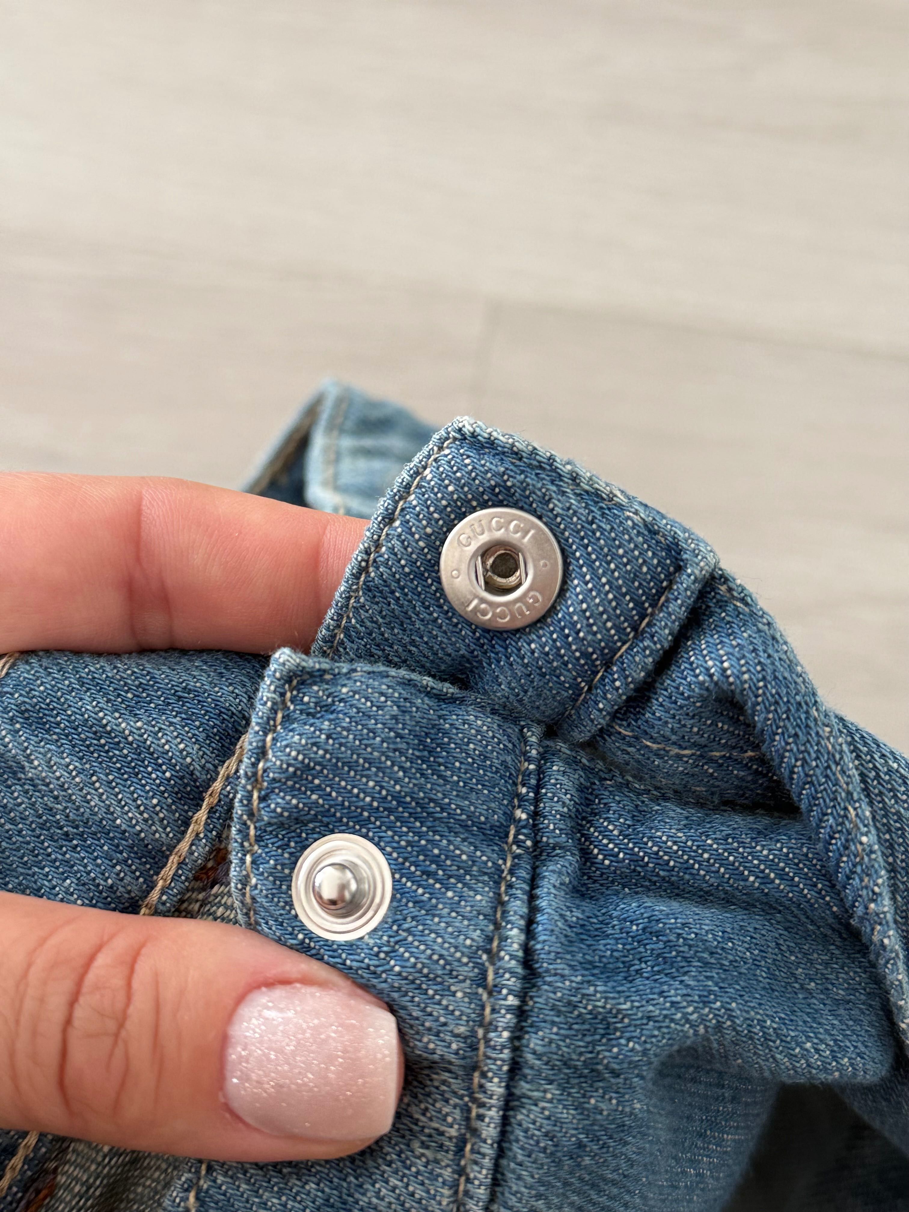 Детски дънки gucci 18/24 м