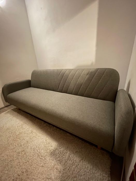 Vand canapea cu 3 locuri din material textil