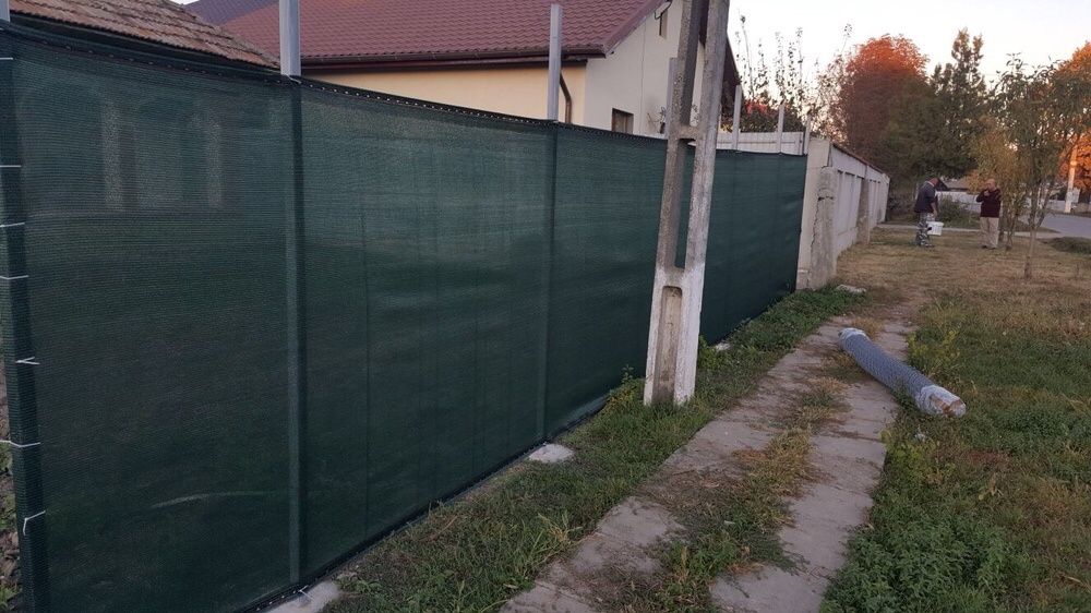 Plasa verde pentru gard PRODUSA IN GRECIA ( cea mai buna calitate)