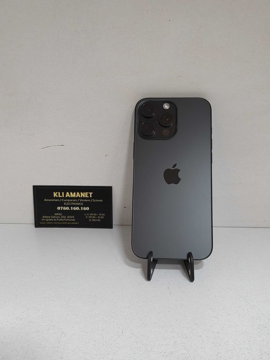 iPhone 16 Pro Max, Garantie - KLI Amanet