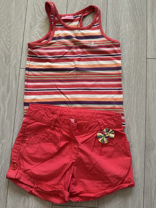 Set maieu plus pantaloni scurti varsta 4-5 ani