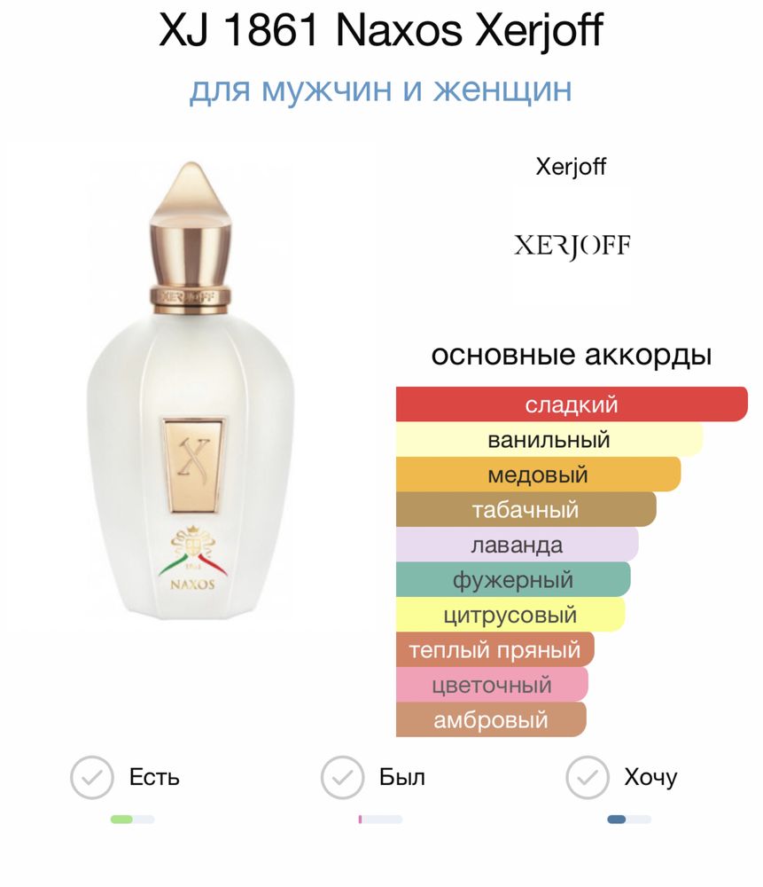 Naxos Xerjoff 100ml Original