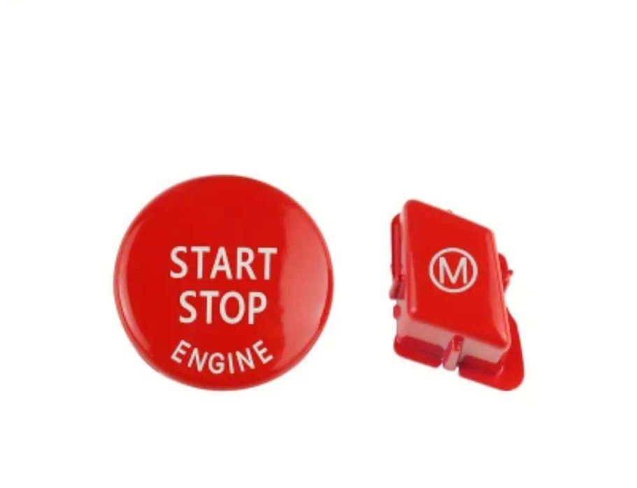 НОВИ Start Stop Бутони + M  BMW E90 E91 E92 e-Series M бутон за волан