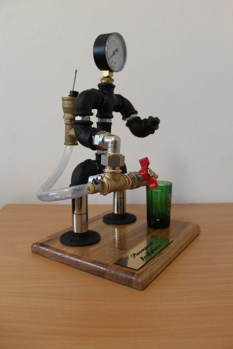 Dispenser-dozator-alcool-steampunk firefighter