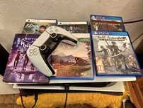 Playstation 5 диск версия + игри и джойстик PS5